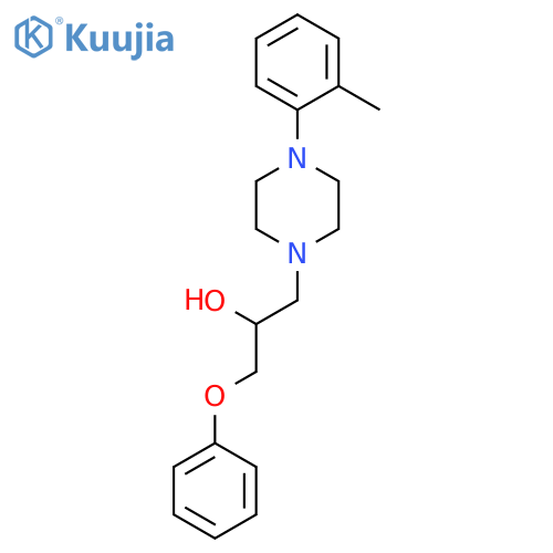 1-[4-(2-Methylphenyl)piperazin-1-yl]-3-phenoxypropan-2-ol structure