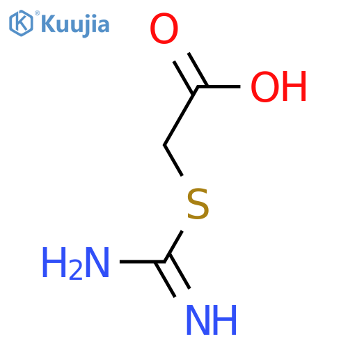 2-(carbamimidoylsulfanyl)acetic acid structure