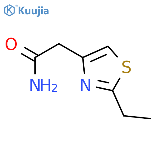 2-(2-ethyl-1,3-thiazol-4-yl)acetamide structure
