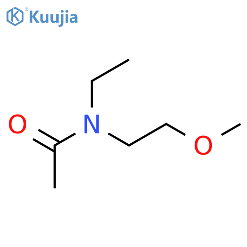 N-ethyl-N-(2-methoxyethyl)acetamide structure