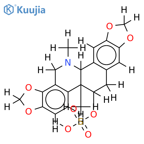 (+)-Corynolin-11-O-sulfat structure