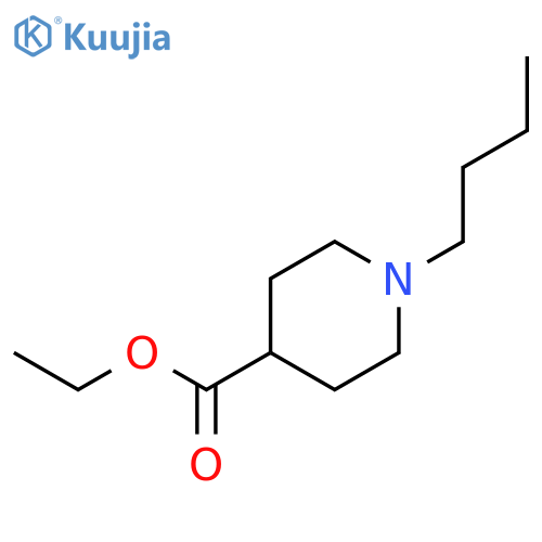 1-Butyl-piperidine-4-carboxylic Acid ethyl ester structure