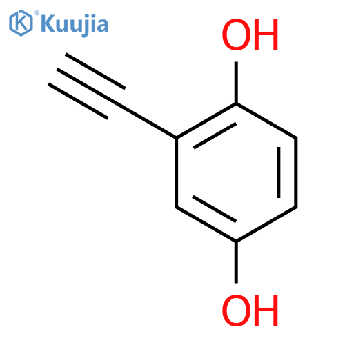 2-ethynylbenzene-1,4-diol structure
