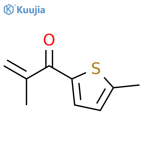 2-Propen-1-one, 2-methyl-1-(5-methyl-2-thienyl)- structure