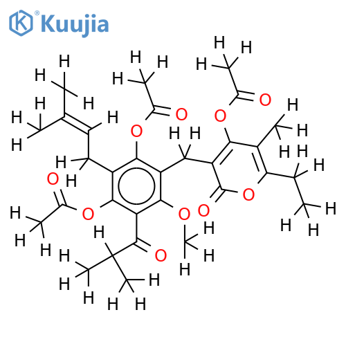 Tri-Ac-Auricepyrone structure