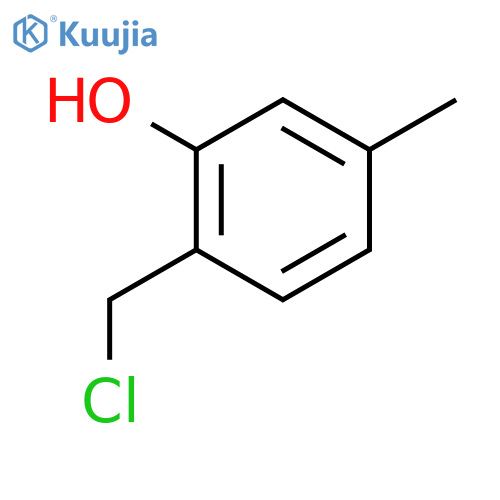 2-(chloromethyl)-5-methylphenol structure