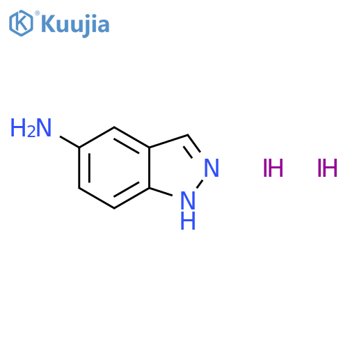 1H-Indazol-5-amine dihydroiodide structure