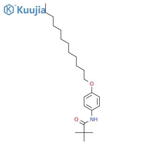 PROPANAMIDE, N-[4-(DODECYLOXY)PHENYL]-2,2-DIMETHYL- structure