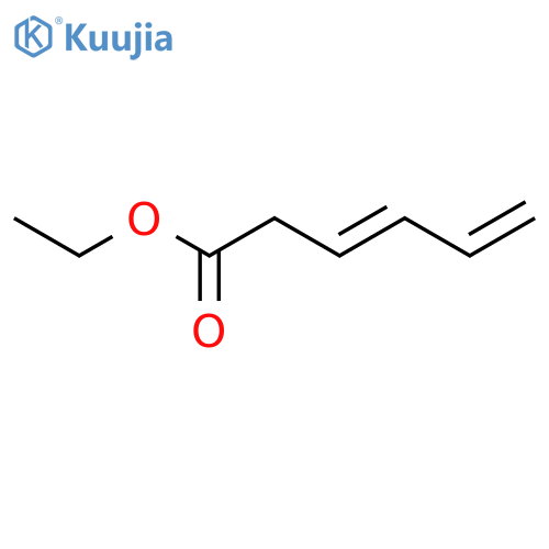 3,5-Hexadienoic acid, ethyl ester, (3E)- structure