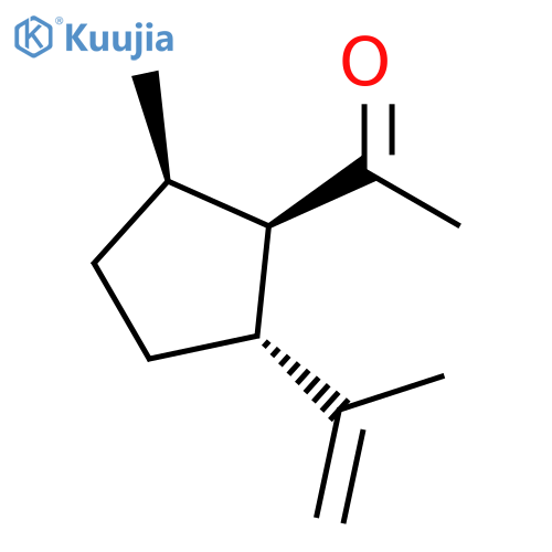 Ethanone, 1-[(1R,2R,5R)-2-methyl-5-(1-methylethenyl)cyclopentyl]-, rel- structure