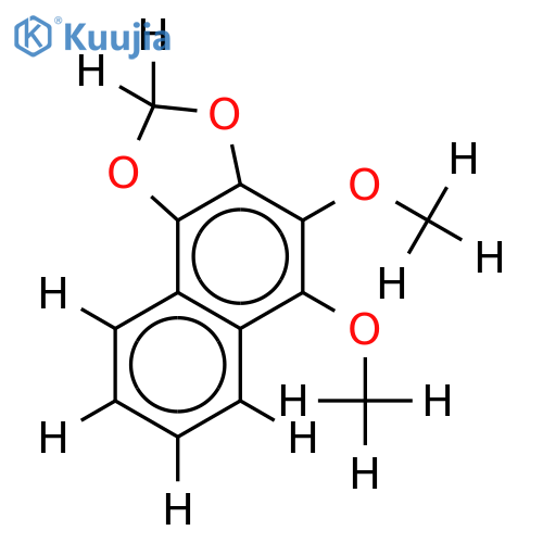 1,2-Methylene,3,4-di-Me ether-1,2,3,4-Naphthalenetetrol structure