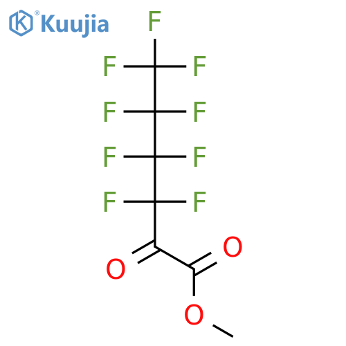 Hexanoic acid, 3,3,4,4,5,5,6,6,6-nonafluoro-2-oxo-, methyl ester structure
