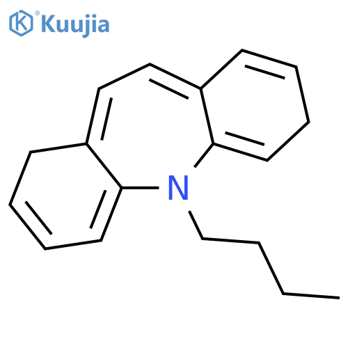 5H-DIBENZ[B,F]AZEPINE, 5-BUTYL- structure