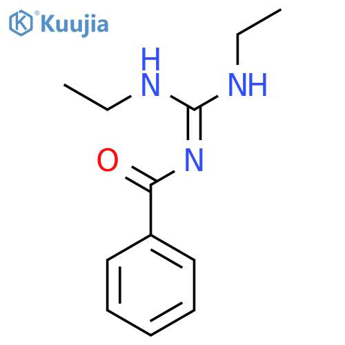 Benzamide, N-[bis(ethylamino)methylene]- structure