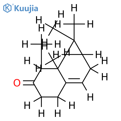 (4R,5S,6R,7S)-aristol-9-en-3-one structure