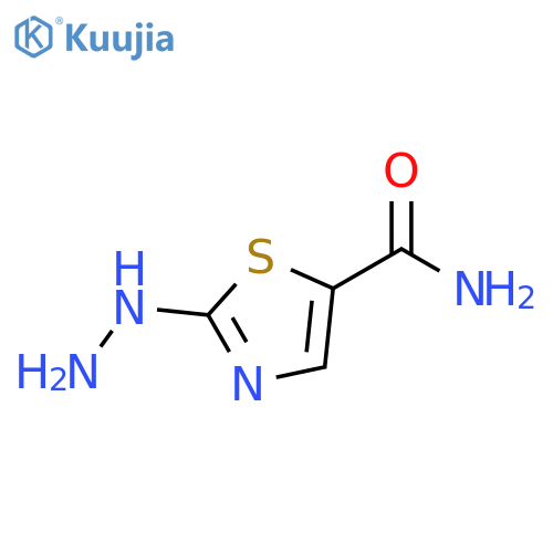 5-Thiazolecarboxamide,2-hydrazinyl- structure