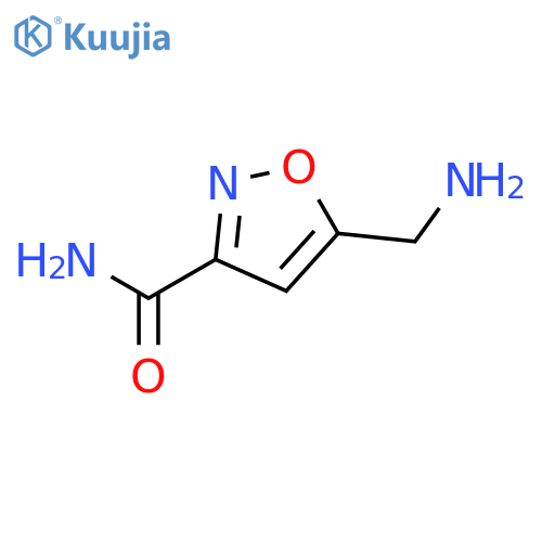 5-(aminomethyl)-1,2-oxazole-3-carboxamide structure