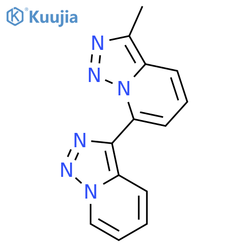 3,7'-Bi[1,2,3]triazolo[1,5-a]pyridine, 3'-methyl- structure