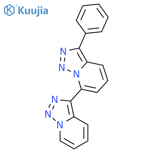 3,7'-Bi[1,2,3]triazolo[1,5-a]pyridine, 3'-phenyl- structure