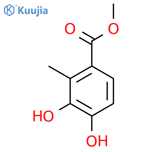 methyl 3,4-dihydroxy-2-methyl-benzoate structure