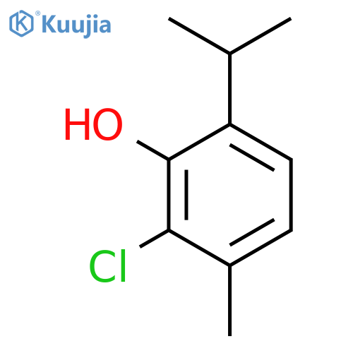 Phenol,2-chloro-3-methyl-6-(1-methylethyl)- structure