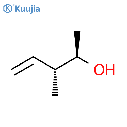 (2R,3R)-3-methylpent-4-en-2-ol structure