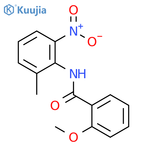 2-methoxy-N-(2-methyl-6-nitrophenyl)benzamide structure