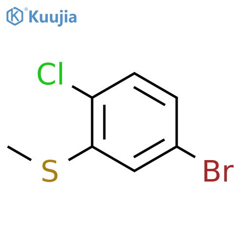 4-bromo-1-chloro-2-(methylsulfanyl)benzene structure