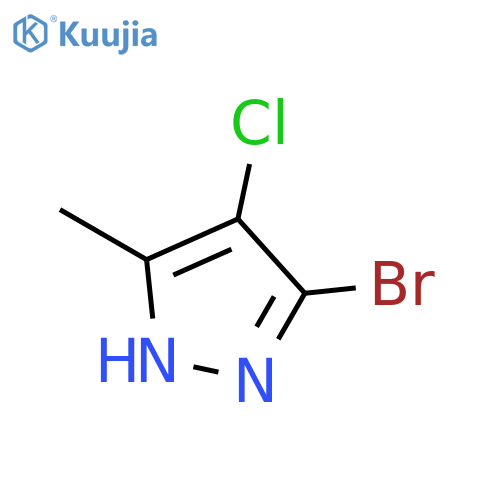 3-Bromo-4-chloro-5-methyl-1H-pyrazole structure