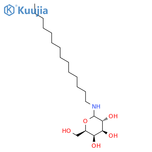 D-GALACTOPYRANOSYLAMINE, N-TETRADECYL- structure