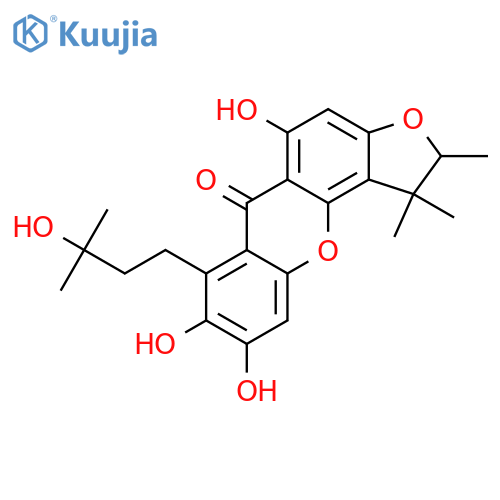 Cudratricusxanthone J; 2',3'-Dihydro, 3'-hydroxy structure