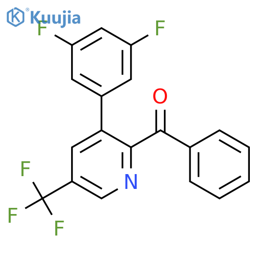 METHANONE, [3-(3,5-DIFLUOROPHENYL)-5-(TRIFLUOROMETHYL)-2-PYRIDINYL]PHENYL- structure