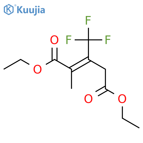 2-PENTENEDIOIC ACID, 2-METHYL-3-(TRIFLUOROMETHYL)-, DIETHYL ESTER, (2Z)- structure