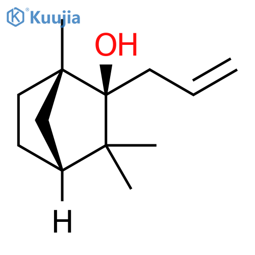 Bicyclo[2.2.1]heptan-2-ol,1,3,3-trimethyl-2-(2-propen-1-yl)-, (1S,2R,4R)- structure