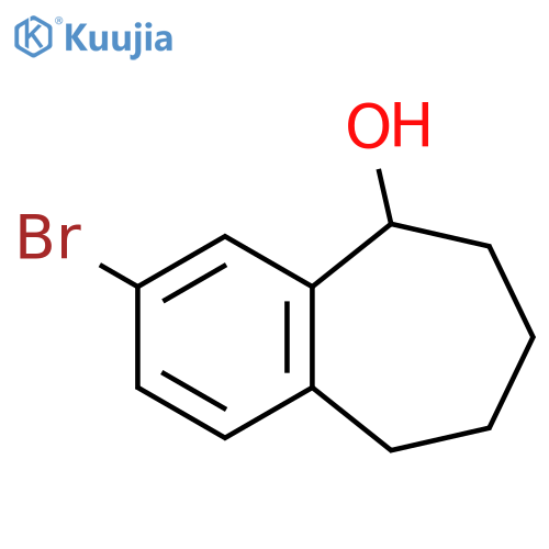3-Bromo-6,7,8,9-Tetrahydro-5h-Benzo7Annulen-5-Ol structure
