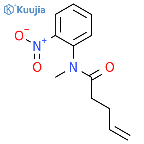 4-PENTENAMIDE, N-METHYL-N-(2-NITROPHENYL)- structure