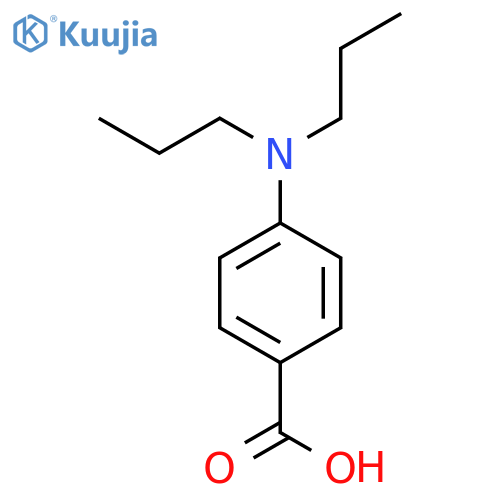 BENZOIC ACID, 4-(DIPROPYLAMINO)- structure