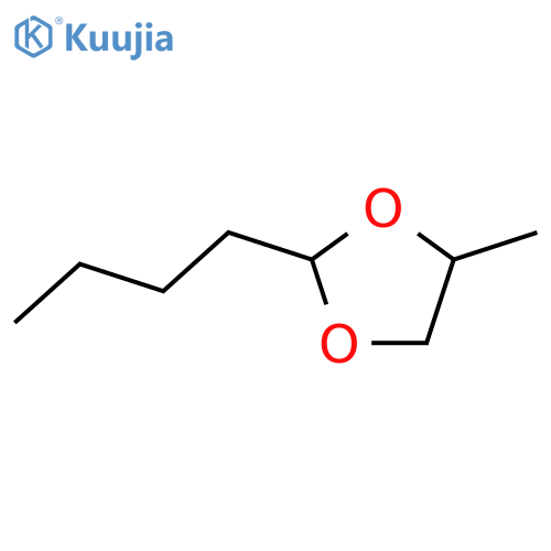 2-Butyl-4-methyl-1,3-dioxolane structure