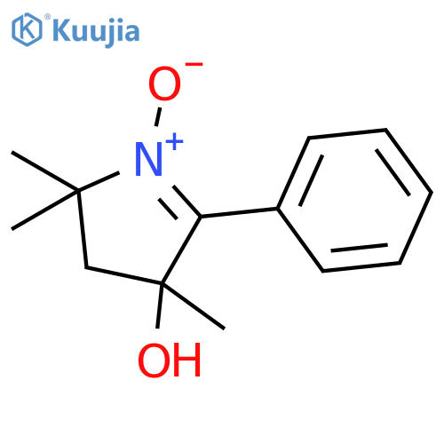 2H-Pyrrol-4-ol, 3,4-dihydro-2,2,4-trimethyl-5-phenyl-, 1-oxide structure