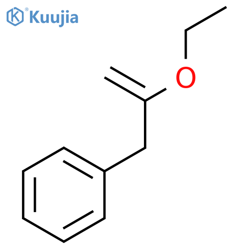 Benzene, (2-ethoxy-2-propenyl)- structure