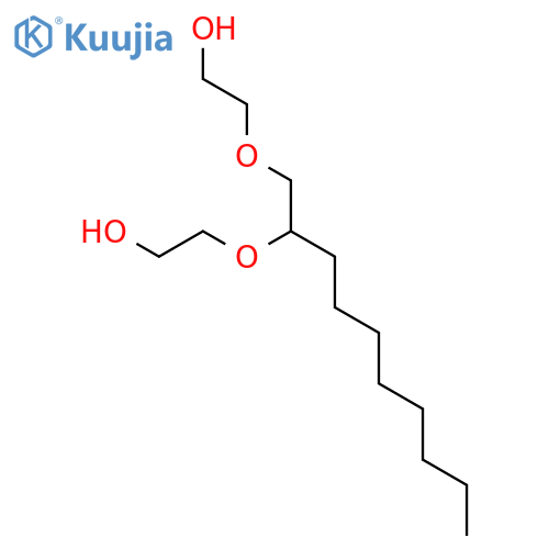 ETHANOL, 2,2'-[(1-OCTYL-1,2-ETHANEDIYL)BIS(OXY)]BIS- structure