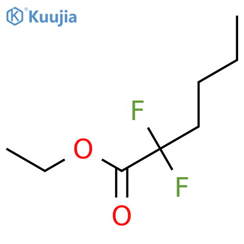 Ethyl 2,2-difluorohexanoate structure