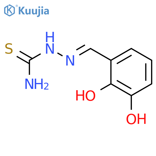 Hydrazinecarbothioamide, 2-[(2,3-dihydroxyphenyl)methylene]- structure
