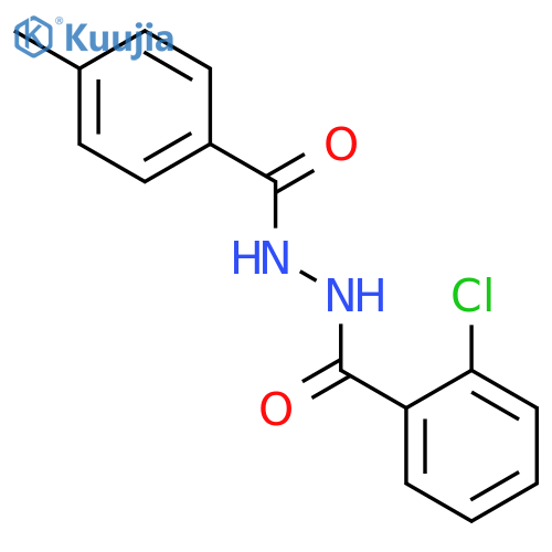 BENZOIC ACID, 2-CHLORO-, 2-(4-METHYLBENZOYL)HYDRAZIDE structure
