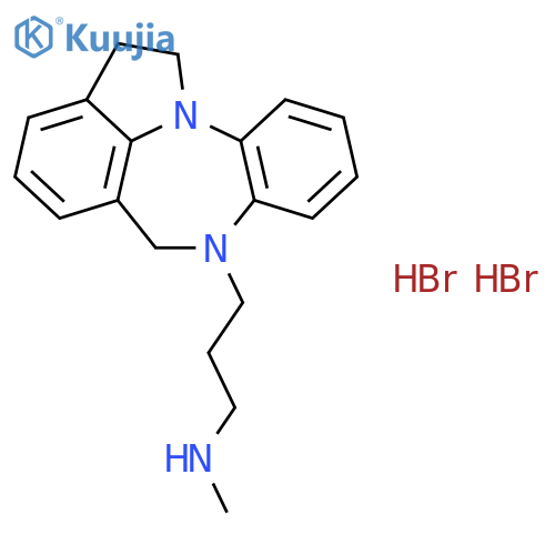 3-(1,2-dihydroindolo[1,7-ab][1,5]benzodiazepin-7(6H)-yl)-N-methylpropan-1-amine dihydrobromide structure