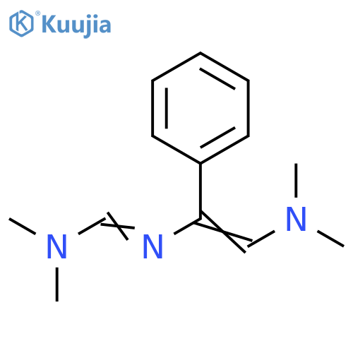 Methanimidamide,N'-[2-(dimethylamino)-1-phenylethenyl]-N,N-dimethyl- structure