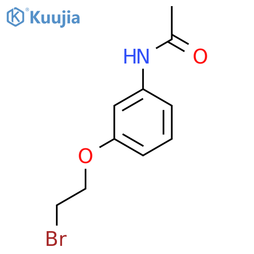 N-[3-(2-bromoethoxy)phenyl]acetamide structure