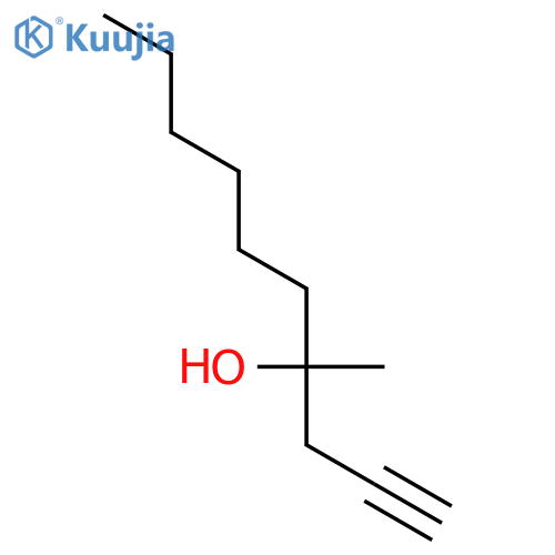 1-Decyn-4-ol, 4-methyl- structure