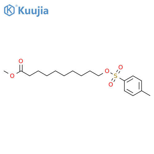 Decanoic acid, 10-[[(4-methylphenyl)sulfonyl]oxy]-, methyl ester structure