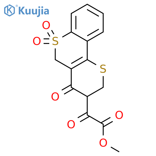 methyl (6,6-dioxido-4-oxo-3,4-dihydro-2H,5H-thiopyrano[3,2-c]thiochromen-3-yl)(oxo)acetate structure
